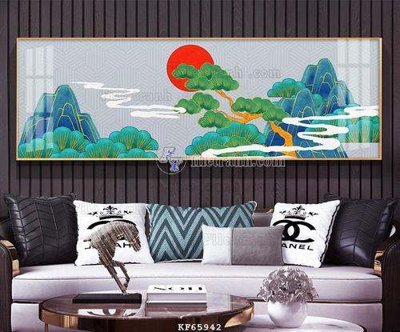 File in ấn chuyên nghiệp File tranh hiện đại pha lê gương KF65942 (file gốc)