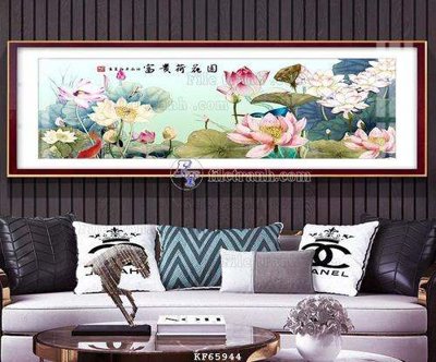 File gốc File tranh hiện đại pha lê gương KF65944 (in lụa) trang trí tường