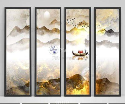 File gốc File tranh hiện đại pha lê gương KF65959 (ảnh rõ nét) để in