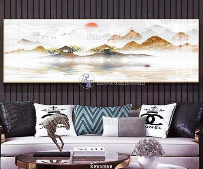 Download file gốc File tranh hiện đại pha lê gương KF65968 (in lụa) nghệ thuật