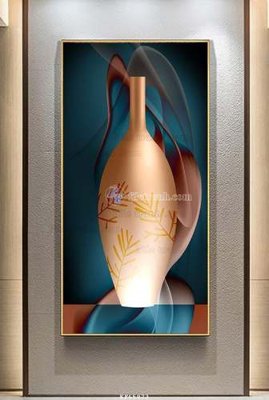 File in trần File tranh hiện đại pha lê gương KF65973 (file gốc) hoa văn 3D