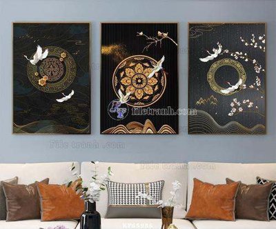 File tranh File tranh hiện đại pha lê gương KF65986 (ảnh gốc) độc quyền