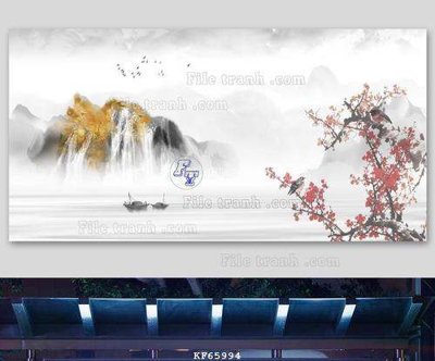 File ảnh gốc File tranh hiện đại pha lê gương KF65994 (chuyên in mica)