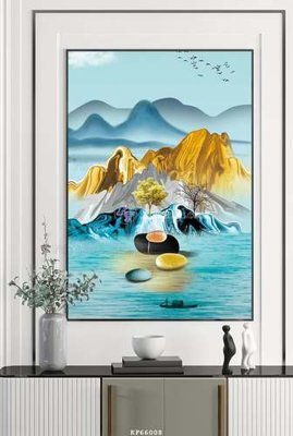 File tranh File tranh hiện đại pha lê gương KF66008 (gốc) in backlit film