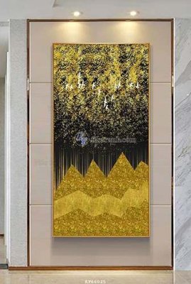 Hình ảnh gốc File tranh hiện đại pha lê gương KF66025 (để in khổ lớn)