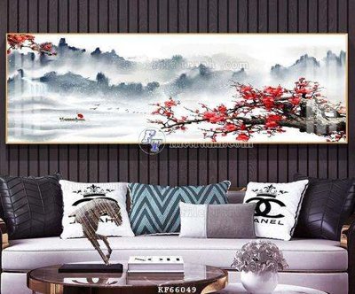 File gốc File tranh hiện đại pha lê gương KF66049 (phong cách) cổ điển