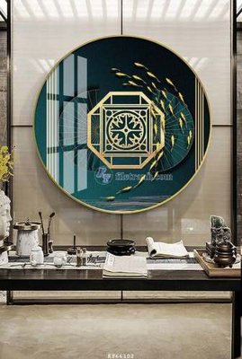 Download file tranh File tranh hiện đại pha lê gương KF66102 (file gốc PSD)