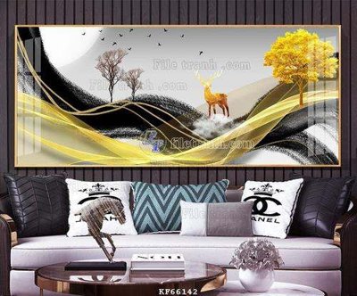 File gốc File tranh hiện đại pha lê gương KF66142 (PNG) trong suốt (transparent)