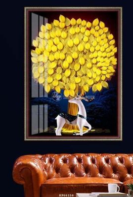 File tranh File tranh hiện đại pha lê gương KF66158 (gốc) in trên kính
