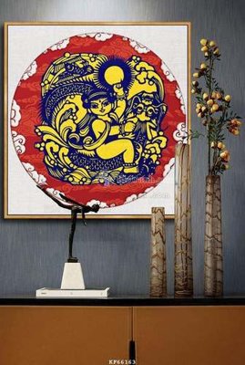 Tải file gốc File tranh hiện đại pha lê gương KF66163 dùng cho in ấn