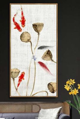 File tranh File tranh hiện đại pha lê gương KF66181 (bản gốc) treo tường