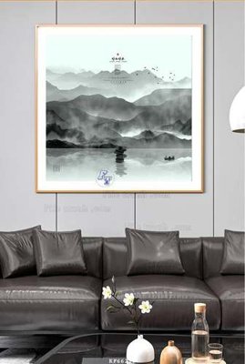 File in mica File tranh hiện đại pha lê gương KF66216 (ảnh gốc) đẹp