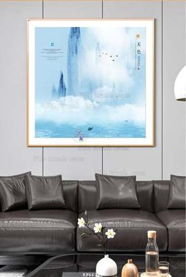 File gốc File tranh hiện đại pha lê gương KF66229 (chuẩn CMYK) cho nhà in