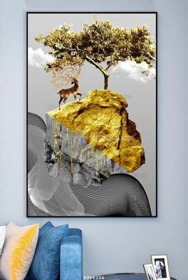 File ảnh File tranh hiện đại pha lê gương KF66234 (gốc) dùng in Pano