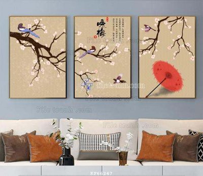 File ảnh File tranh hiện đại pha lê gương KF66247 (gốc) trang trí khách sạn