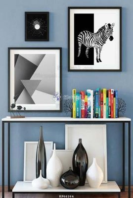 File PSD File tranh hiện đại pha lê gương KF66264 (bản gốc) đã tách nền