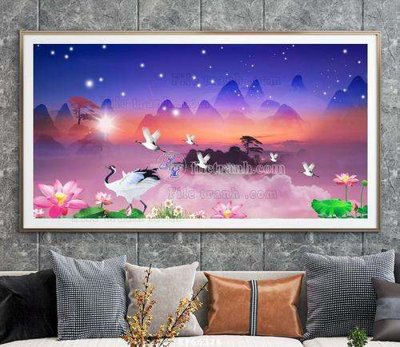 File tranh gốc File tranh hiện đại pha lê gương KF66324 (bản quyền) độc đáo