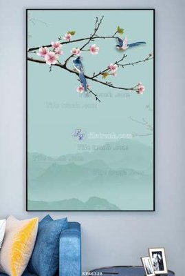 Tải file File tranh hiện đại pha lê gương KF66328 (PSD) cho in tranh 3D