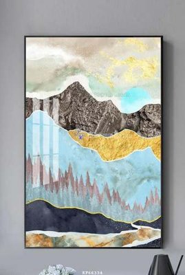 File tranh File tranh hiện đại pha lê gương KF66334 (gốc) in backlit film