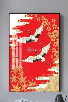 File in ấn chuyên nghiệp File tranh hiện đại pha lê gương KF66361 (file gốc)