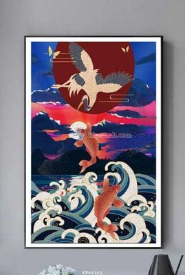 Tải về hình ảnh gốc File tranh hiện đại pha lê gương KF66362 sắc nét