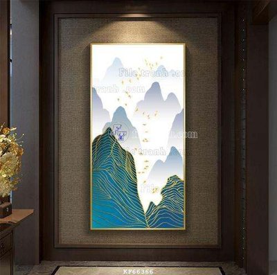 Tệp tin gốc File tranh hiện đại pha lê gương KF66366 (dùng cho in ấn) chuyên nghiệp