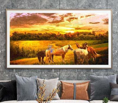 File tranh gốc File tranh hiện đại pha lê gương KF66382 chủ đề hiện đại