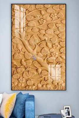 File gốc File tranh hiện đại pha lê gương KF66465 (in tráng gương) ốp tường