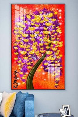 Tải file tranh gốc File tranh hiện đại pha lê gương KF66467 chất lượng cao