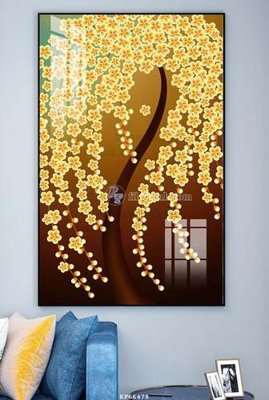 Tải file gốc File tranh hiện đại pha lê gương KF66478 (để in lụa)