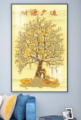 File tranh gốc File tranh hiện đại pha lê gương KF66537 (bản quyền) file PSD