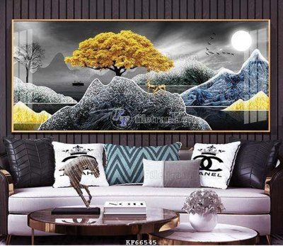 File gốc File tranh hiện đại pha lê gương KF66545 (phong cách) cổ điển