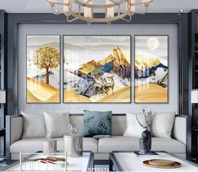 File gốc File tranh hiện đại pha lê gương KF66571 (trang trí) phòng trẻ em