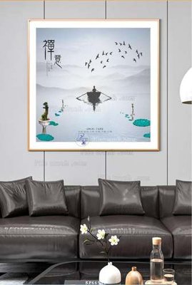 File gốc File tranh hiện đại pha lê gương KF66590 (PNG) chất lượng cao