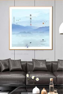 File gốc File tranh hiện đại pha lê gương KF66598 (PNG) nền trong suốt