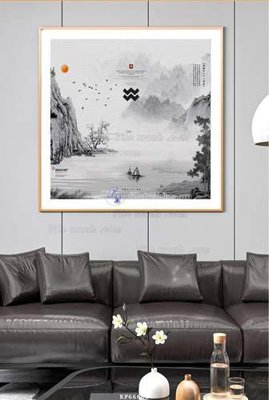 Tải file File tranh hiện đại pha lê gương KF66608 (PSD) cho in ấn quảng cáo