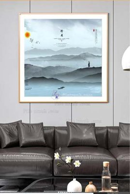 File tranh gốc in trần nhà File tranh hiện đại pha lê gương KF66617 3D