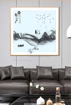 File gốc in ấn File tranh hiện đại pha lê gương KF66622 độ phân giải cao