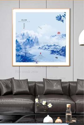 File ảnh File tranh hiện đại pha lê gương KF66629 (gốc) in biển hiệu