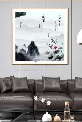 File gốc File tranh hiện đại pha lê gương KF66638 (PNG) chất lượng cao