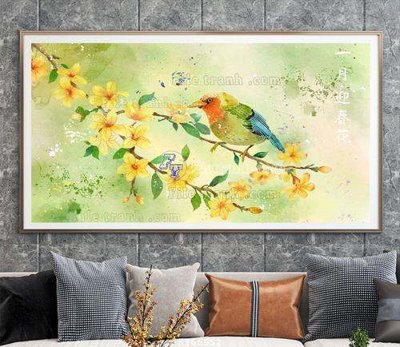 Tải file File tranh hiện đại pha lê gương KF66652 (gốc) làm file tranh quảng cáo