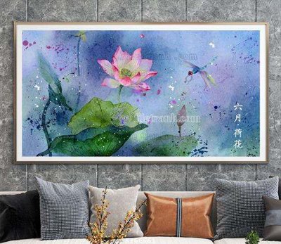 File PSD File tranh hiện đại pha lê gương KF66661 (gốc) nhiều lớp (multi-layer)