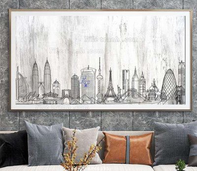 File gốc File tranh hiện đại pha lê gương KF66695 (phong cách) châu Âu