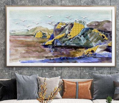 Tải file File tranh hiện đại pha lê gương KF66732 (PSD) cho in tranh kính