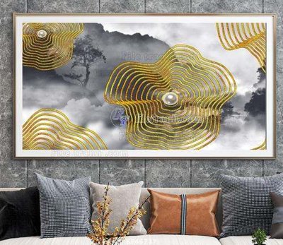 File gốc File tranh hiện đại pha lê gương KF66737 (ảnh chi tiết) để in ấn