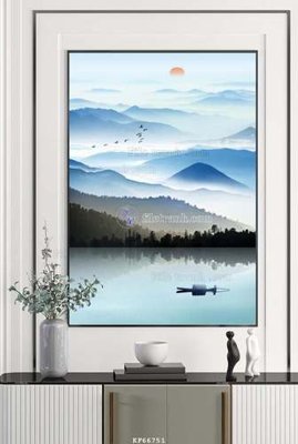 Download file gốc File tranh hiện đại pha lê gương KF66751 (in mica) logo