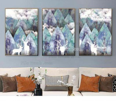 Tải file gốc File tranh hiện đại pha lê gương KF66753 (in khổ lớn) không mờ