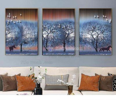 Tải file gốc File tranh hiện đại pha lê gương KF66764 (bản PSD) chỉnh sửa được