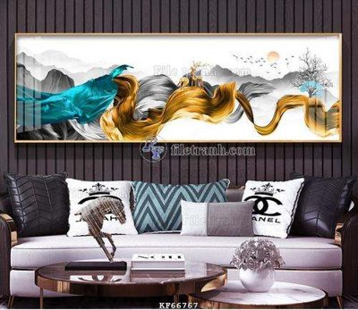 File ảnh File tranh hiện đại pha lê gương KF66767 (gốc) in quảng cáo ngoài trời