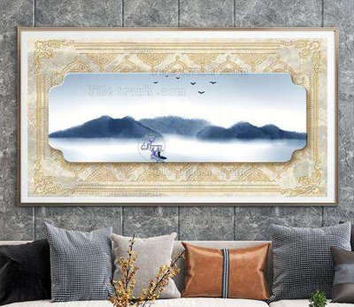 Tệp tin gốc File tranh hiện đại pha lê gương KF66784 (chất lượng cao) File tranh hiện đại pha lê gương KF66784